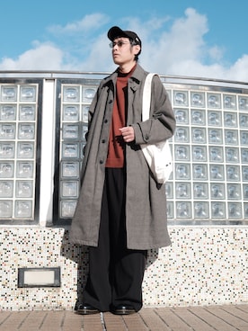 「アイテム（ドレスシューズ）」を使った、ノエル（40代お洒落コーデ）さん（メンズ・177cm）の冬コーディネート