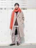 ハレ HARE CASHEEP HIGHLAND WOOlオーバーコート HARE（ハレ）の「CASHEEPウールオーバーコート(HARE