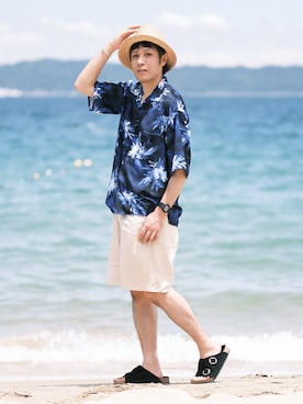 「アイテム（腕時計）」を使った、ノエル（40代お洒落コーデ）さん（メンズ・177cm）の夏コーディネート