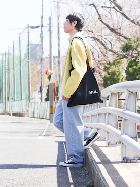 よじ【頑張らない40代コーデ】さん（メンズ・177cm）の春コーディネート