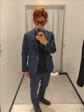 「RAGEBLUE（レイジブルー）のアイテム（Tシャツ/カットソー）」を使った、としさん（メンズ・170cm）の夏コーディネート