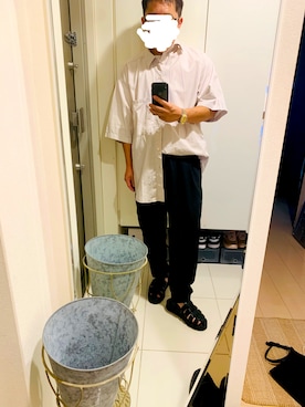 「AURALEE」｜KOKOJIさん（メンズ・158cm）の秋コーディネート