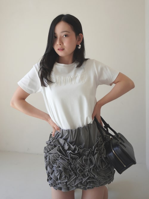 セール】フラワーモチーフミニスカート（スカート）｜EIMY ISTOIRE