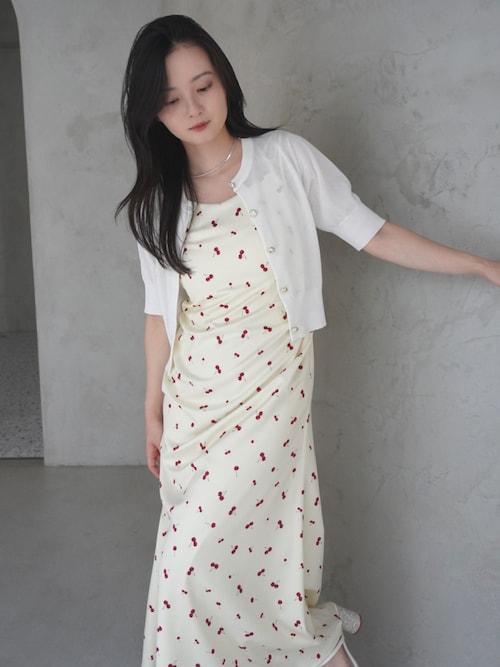 ワンピース eimy istoir cherry pattern cami dresrs セール】cherry patternキャミワンピース（ワンピース）｜eimy