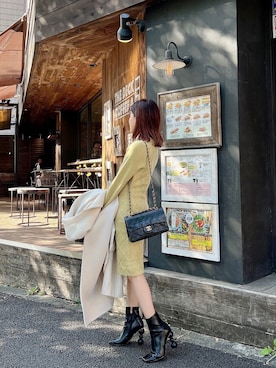 「ピスタチオ」｜「アイテム（その他アウター）」を使った、eimyistoireさん（レディース・146cm）の秋コーディネート