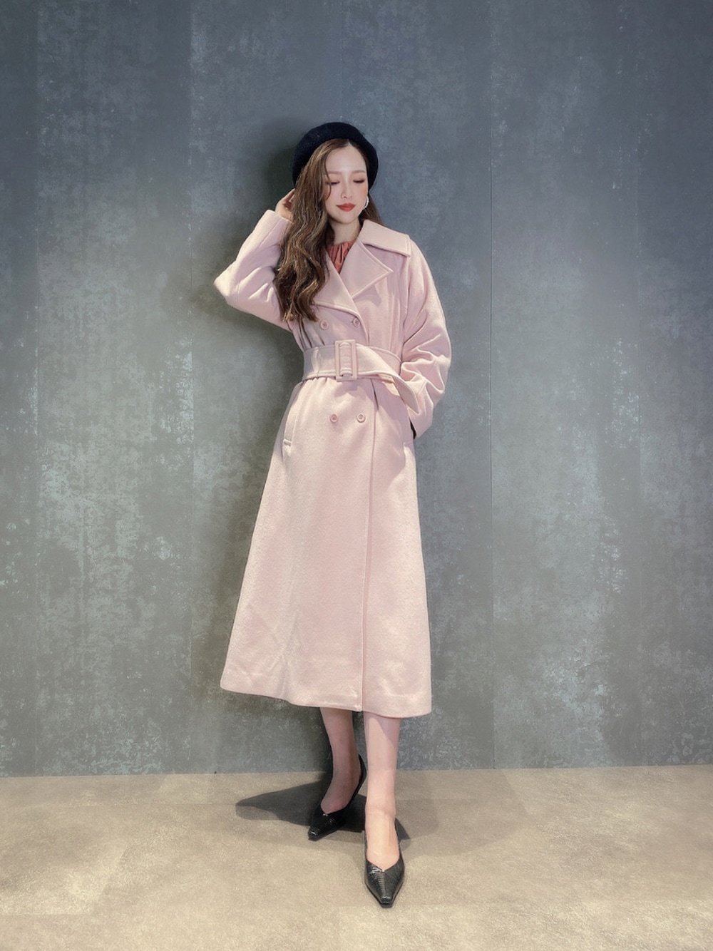 ♡‪eimy istoire♡‪belted chester coat♡‪ EIMY ISTOIRE（エイミーイストワール）の「belted chester coat
