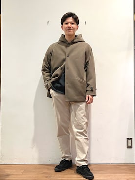 「URBAN RESEARCH DOORS」｜「アイテム（その他アウター）」を使った、ゆーとさん（メンズ・177cm）の冬コーディネート