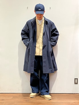 「春服デビュー宣言」｜「アイテム（モカシン/デッキシューズ）」を使った、ゆーとさん（メンズ・177cm）の春コーディネート