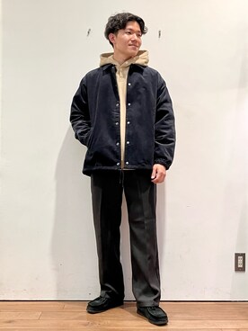 「URBAN RESEARCH DOORS」｜「アイテム（その他アウター）」を使った、ゆーとさん（メンズ・177cm）の秋コーディネート