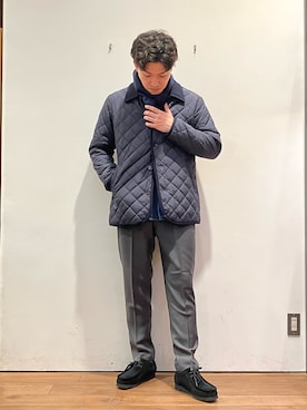 「URBAN RESEARCH DOORS」｜「アイテム（その他アウター）」を使った、ゆーとさん（メンズ・177cm）の冬コーディネート