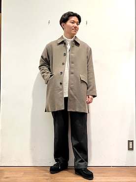 「FORK&SPOON（フォークアンドスプーン）のアイテム（ジャケット/アウター）」を使った、ゆーとさん（メンズ・177cm）の冬コーディネート