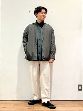 「URBAN RESEARCH DOORS」｜「アイテム（その他アウター）」を使った、ゆーとさん（メンズ・177cm）の秋コーディネート