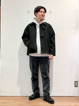 「FORK&SPOON（フォークアンドスプーン）のアイテム（ジャケット/アウター）」を使った、ゆーとさん（メンズ・177cm）の秋コーディネート