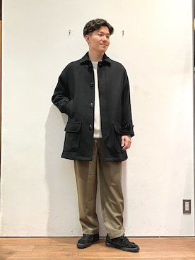 「URBAN RESEARCH DOORS」｜「アイテム（その他アウター）」を使った、ゆーとさん（メンズ・177cm）の冬コーディネート