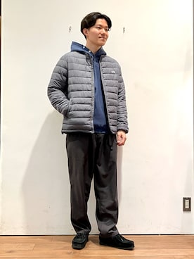 「PENNEYS（ぺニーズ）のアイテム（ダウンジャケット/コート）」を使った、ゆーとさん（メンズ・177cm）の冬コーディネート