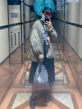 「oversize」｜「アイテム（ワンピース/ドレス）」を使った、yoshi🥑さん（レディース・167cm）の冬コーディネート