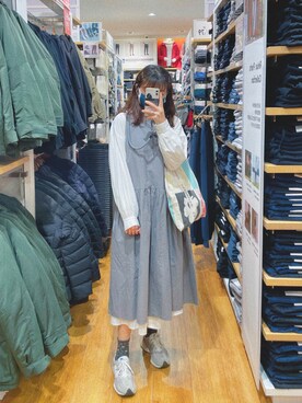 「oversize」｜「アイテム（ワンピース/ドレス）」を使った、yoshi🥑さん（レディース・167cm）の冬コーディネート