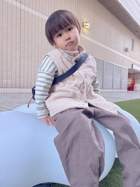 「Birthday（バースデイ）のアイテム」を使った、Kairiさん（キッズ・100cm）の秋コーディネート