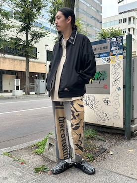 「アイテム（その他アウター）」を使った、上ノ山 寛瑛さん（メンズ・172cm・30代）の夏コーディネート