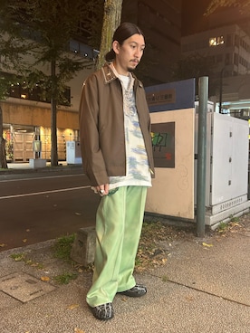 「アイテム（その他アウター）」を使った、上ノ山 寛瑛さん（メンズ・172cm・30代）の秋コーディネート