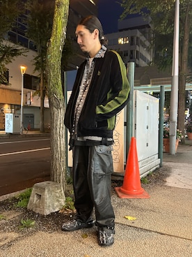 「アイテム（サンダル）」を使った、上ノ山 寛瑛さん（メンズ・172cm・30代）の夏コーディネート