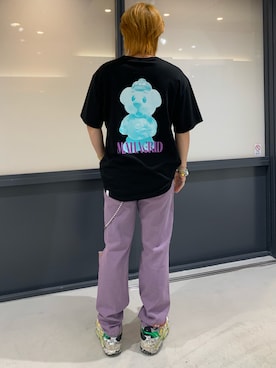 「ALAND（エーランド）のアイテム（パンツ）」を使った、TAIKI FUNAKURAさん（メンズ・177cm）の夏コーディネート