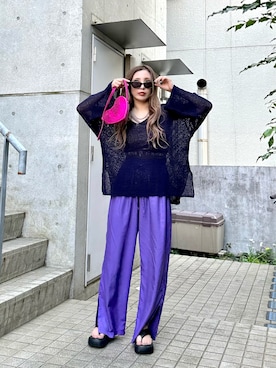 「youtube」｜Rie_eさん（レディース・154cm）の春コーディネート