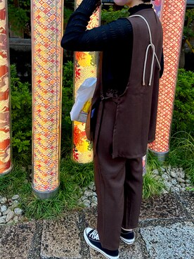 「rps（アールピーエス）のアイテム（ハンチング/ベレー帽）」を使った、RIKOさん（レディース・160cm）の秋コーディネート