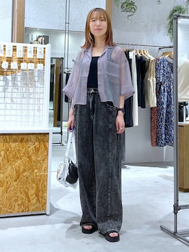 たかね。さん（レディース・169cm）の夏コーディネート