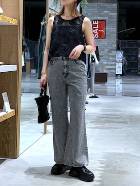 「アイテム（帽子）」を使った、たかね。さん（レディース・169cm・30代）の夏コーディネート