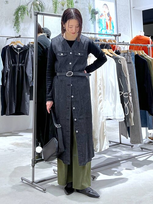 セール】デニムジレワンピース 299923（ワンピース）｜LEPSIM  