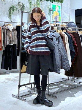 「アイテム（ママ＆ベビー）」を使った、たかね。さん（レディース・170cm）の秋コーディネート