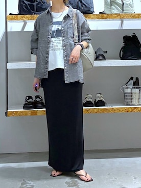 たかね。さん(レディース・170cm)の夏コーディネート