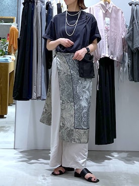 「アイテム（ショルダーバッグ）」を使った、たかね。さん（レディース・170cm・30代）の夏コーディネート