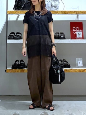 たかね。さん(レディース・170cm)の夏コーディネート