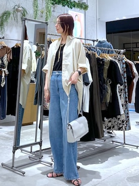 「アイテム（タンクトップ）」を使った、たかね。さん（レディース・170cm・30代）の夏コーディネート