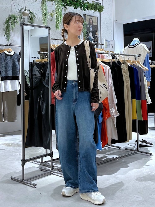 セール】2WAYシアーベロアカーディガン 202404（カーディガン/ボレロ