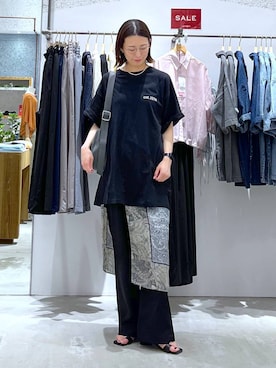 「アイテム（ショルダーバッグ）」を使った、たかね。さん（レディース・170cm・30代）の夏コーディネート