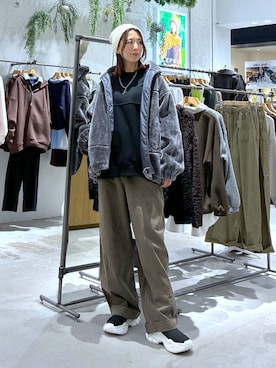 「アイテム（その他トップス）」を使った、たかね。さん（レディース・170cm・30代）の冬コーディネート