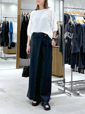 たかね。さん（レディース・169cm）の夏コーディネート