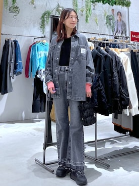 たかね。さん（レディース・169cm）の冬コーディネート