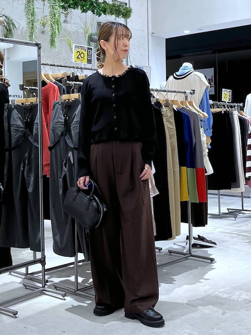 12ゲージフリンジ長袖カーディガン 133286（カーディガン/ボレロ