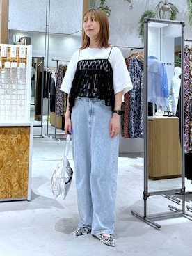 たかね。さん（レディース・169cm）の夏コーディネート