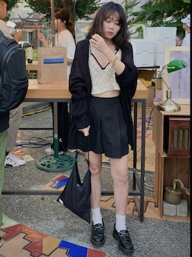 「KARL LAGERFELD（カールラガーフェルド）のアイテム」を使った、mimiboさん（レディース・158cm）の秋コーディネート