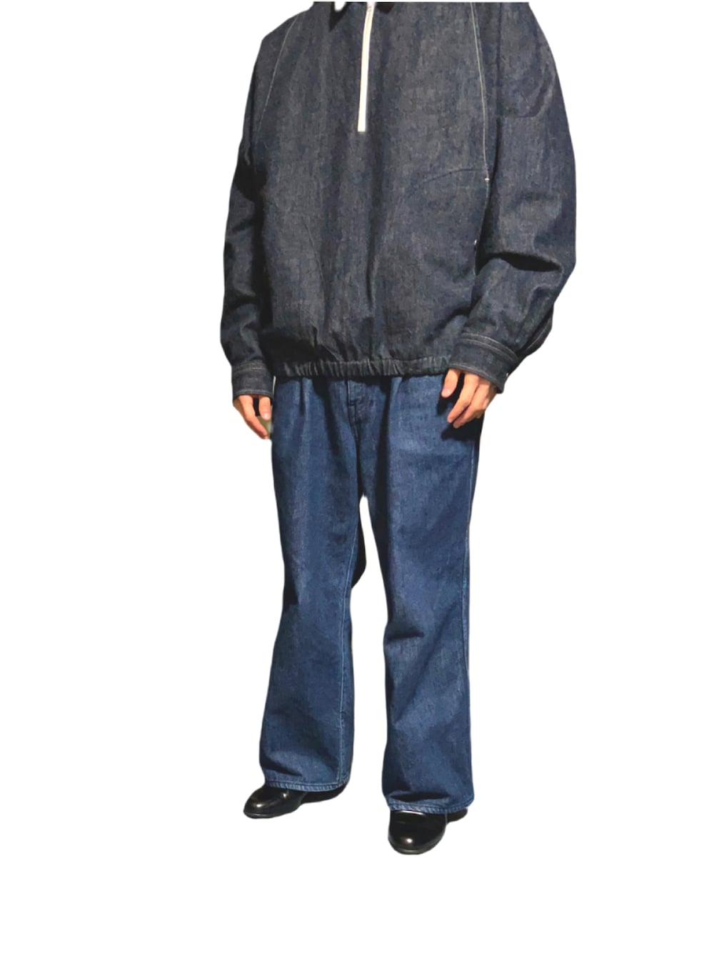 ジャケット・アウター KURO ZIP UP DOLMAN SLEEVE BLOUSON KURO（クロ）の「【KURO】ZIP UP DOLMAN SLEEVE BLOUSON（デニム