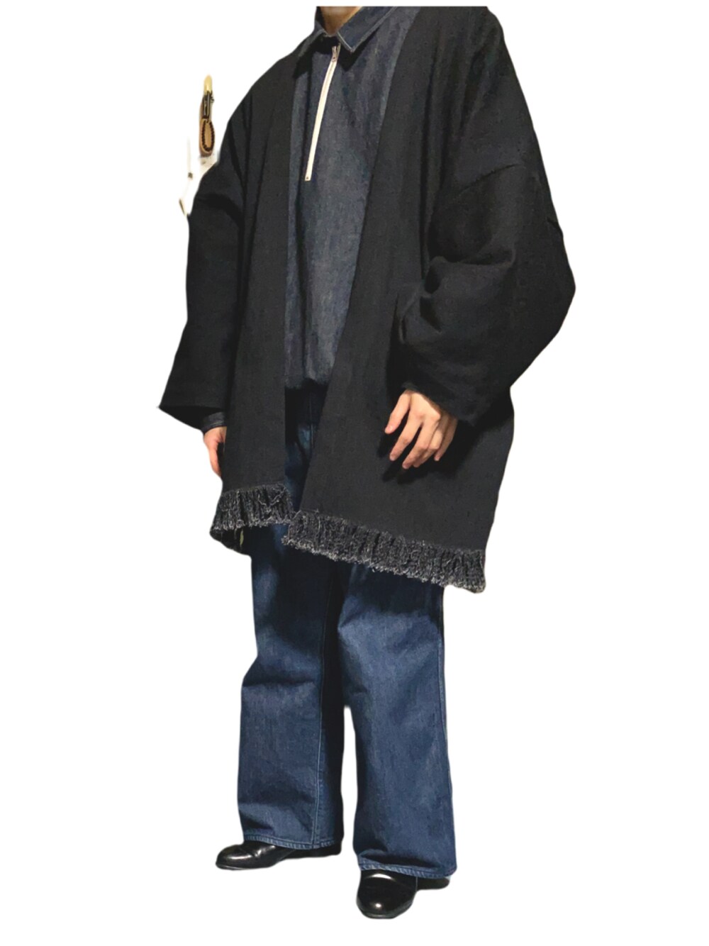 ジャケット・アウター KURO ZIP UP DOLMAN SLEEVE BLOUSON 1647922877.jpg