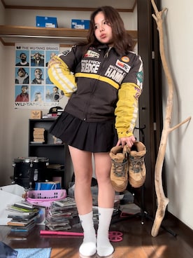 「アイテム（レッグウェア）」を使った、tomi🚀さん（レディース・147cm）の秋コーディネート