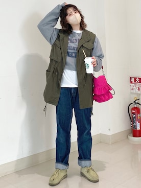 sumireさん（レディース・157cm）の春コーディネート