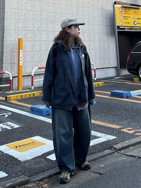 「BEAMS BOY（ビームスボーイ）のアイテム（ジャケット/アウター）」を使った、sumireさん（レディース・157cm）の冬コーディネート