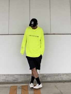 「TENBOX（テンボックス）のアイテム（スニーカー）」を使った、＝＝トム＝＝さん（メンズ・174cm）の秋コーディネート